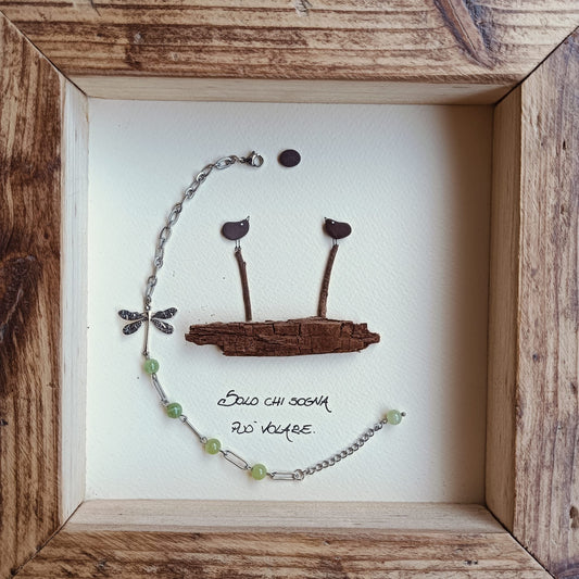 Braccialetto Libellula argento - Le Gemme di Gaia